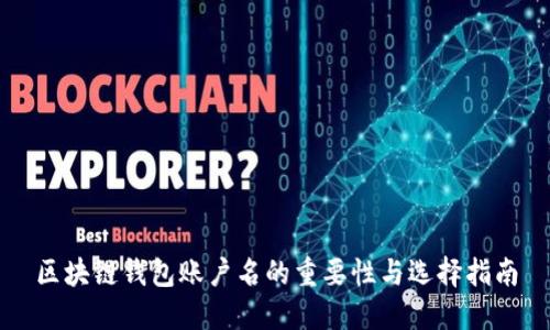 区块链钱包账户名的重要性与选择指南