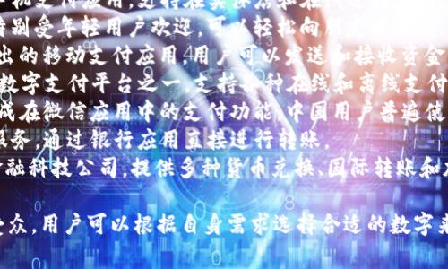 数字的名称丰富多样，通常会根据品牌、功能和目标用户群体而有所不同。以下是一些较为知名的数字名称：

1. **PayPal**：全球最大的在线支付平台之一，允许用户在线发送和接受资金。
2. **Apple Pay**：苹果公司推出的移动支付和数字服务，可以在iPhone和Apple Watch上使用。
3. **Google Pay**：谷歌推出的数字支付服务，允许用户通过智能手机进行支付和购物。
4. **Samsung Pay**：三星推出的手机支付应用，支持在实体店和在线进行支付。
5. **Venmo**：一种社交支付应用，特别受年轻用户欢迎，可以轻松向朋友发送钱。
6. **Cash App**：由Square公司推出的移动支付应用，用户可以发送和接收资金，并购买比特币。
7. **Alipay（支付宝）**：中国最大的数字支付平台之一，支持各种在线和离线支付。
8. **WeChat Pay（微信支付）**：集成在微信应用中的支付功能，中国用户普遍使用。
9. **Zelle**：美国的一种快速支付服务，通过银行应用直接进行转账。
10. **Revolut**：一种数字银行和金融科技公司，提供多种货币兑换、国际转账和加密货币支付功能的数字。

每种数字都有其独特的功能和目标受众，用户可以根据自身需求选择合适的数字来满足他们的支付和管理财务的需求。